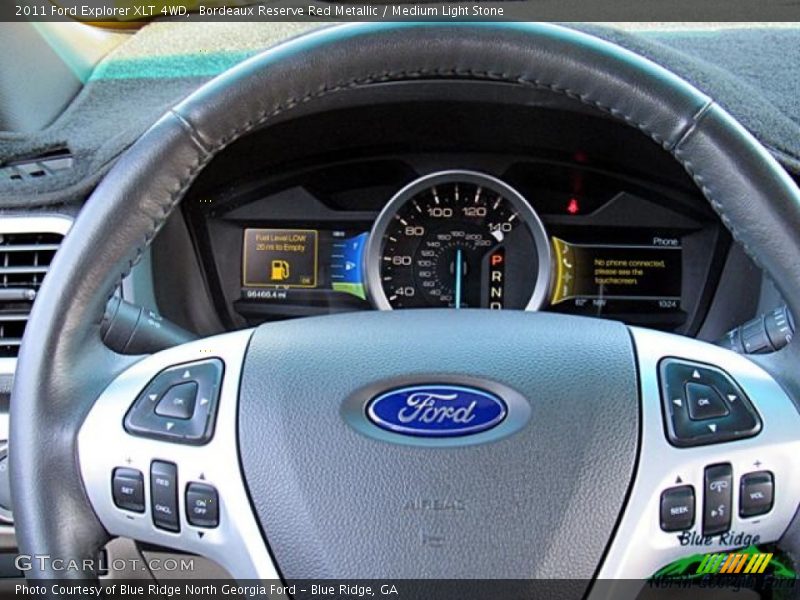 Bordeaux Reserve Red Metallic / Medium Light Stone 2011 Ford Explorer XLT 4WD