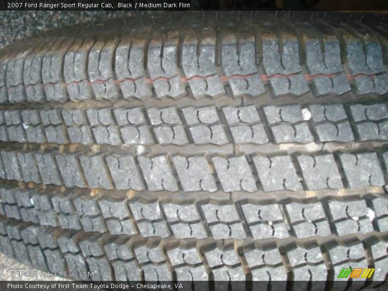 Black / Medium Dark Flint 2007 Ford Ranger Sport Regular Cab