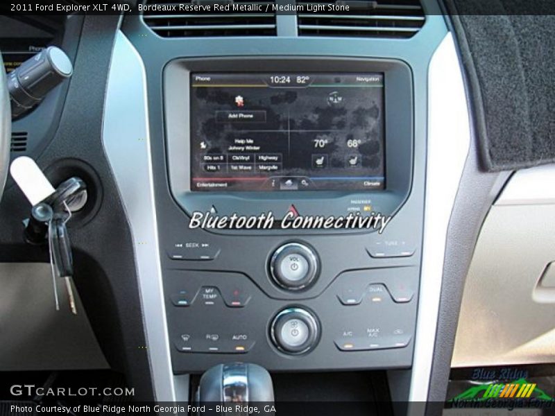 Bordeaux Reserve Red Metallic / Medium Light Stone 2011 Ford Explorer XLT 4WD