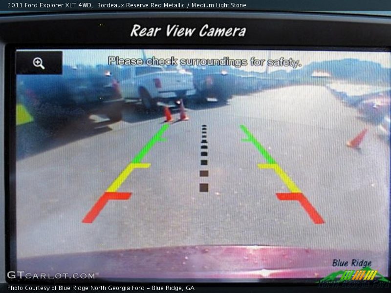 Bordeaux Reserve Red Metallic / Medium Light Stone 2011 Ford Explorer XLT 4WD