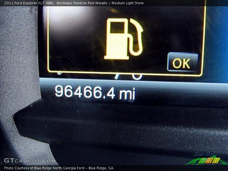 Bordeaux Reserve Red Metallic / Medium Light Stone 2011 Ford Explorer XLT 4WD