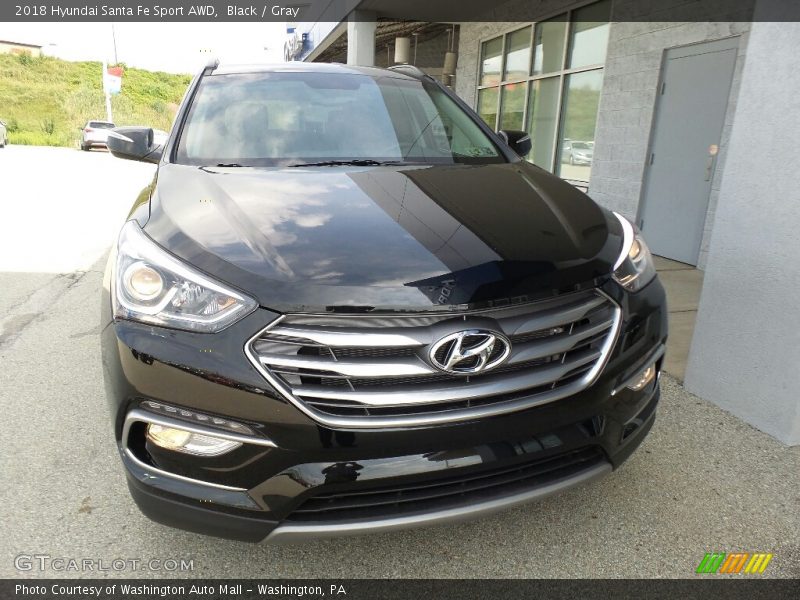 Black / Gray 2018 Hyundai Santa Fe Sport AWD