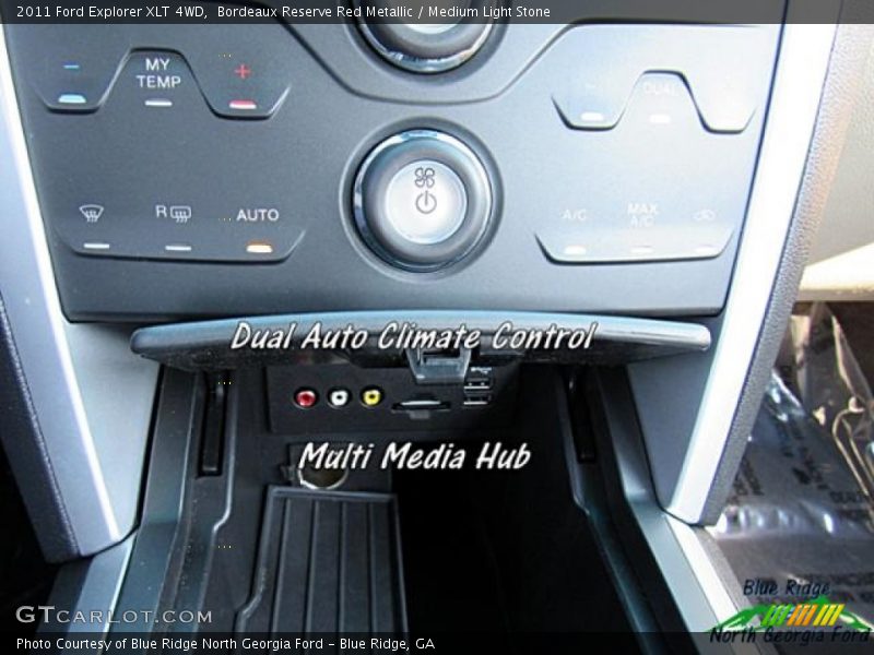 Bordeaux Reserve Red Metallic / Medium Light Stone 2011 Ford Explorer XLT 4WD