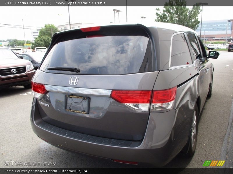 Smoky Topaz Metallic / Truffle 2015 Honda Odyssey EX-L