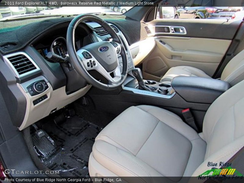 Bordeaux Reserve Red Metallic / Medium Light Stone 2011 Ford Explorer XLT 4WD