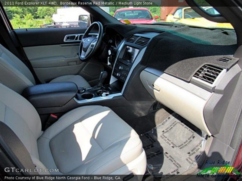 Bordeaux Reserve Red Metallic / Medium Light Stone 2011 Ford Explorer XLT 4WD