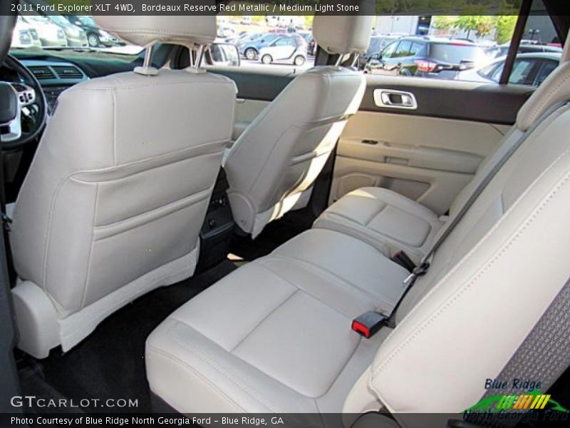 Bordeaux Reserve Red Metallic / Medium Light Stone 2011 Ford Explorer XLT 4WD