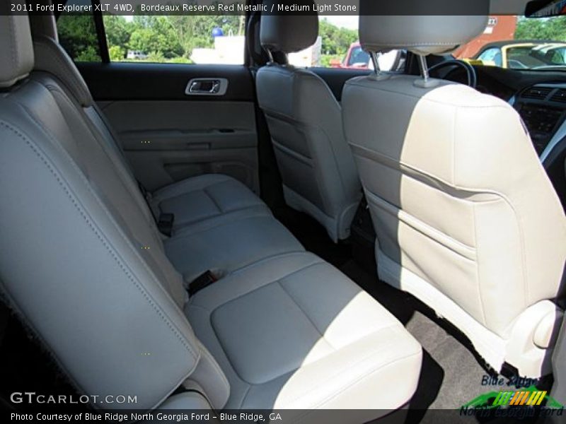Bordeaux Reserve Red Metallic / Medium Light Stone 2011 Ford Explorer XLT 4WD