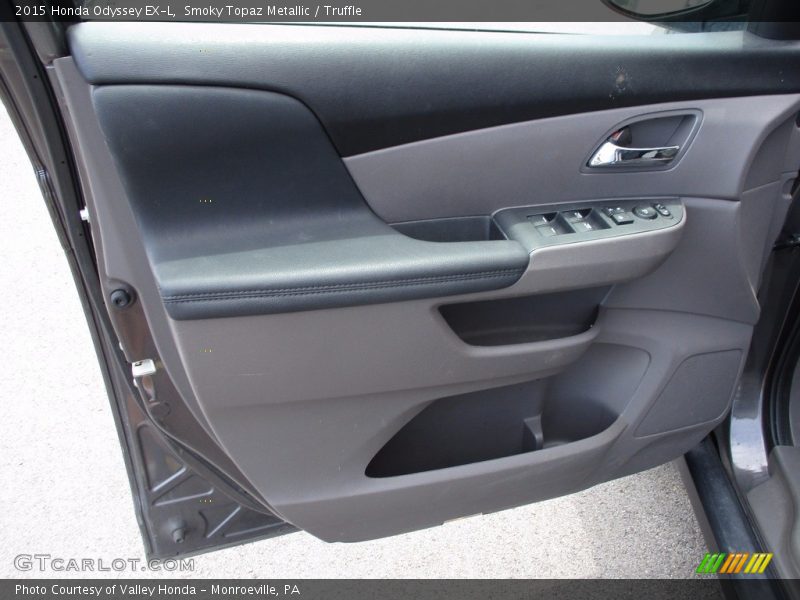 Smoky Topaz Metallic / Truffle 2015 Honda Odyssey EX-L