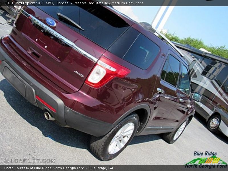 Bordeaux Reserve Red Metallic / Medium Light Stone 2011 Ford Explorer XLT 4WD