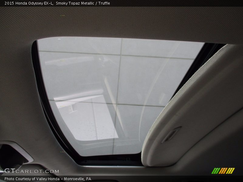 Smoky Topaz Metallic / Truffle 2015 Honda Odyssey EX-L