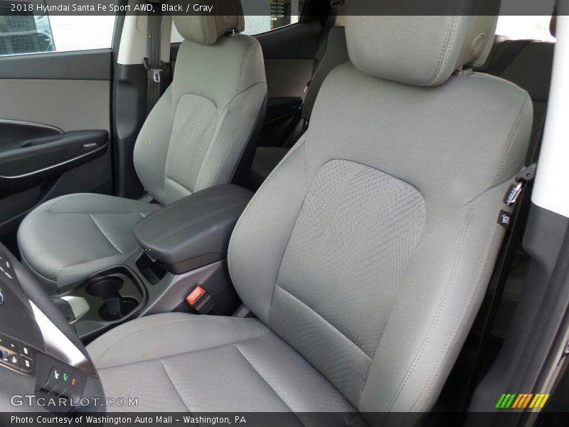 Black / Gray 2018 Hyundai Santa Fe Sport AWD
