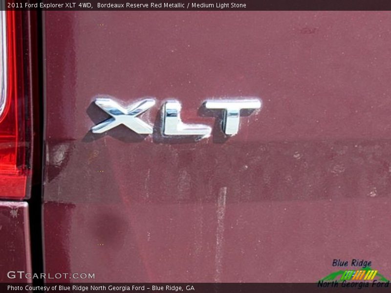 Bordeaux Reserve Red Metallic / Medium Light Stone 2011 Ford Explorer XLT 4WD