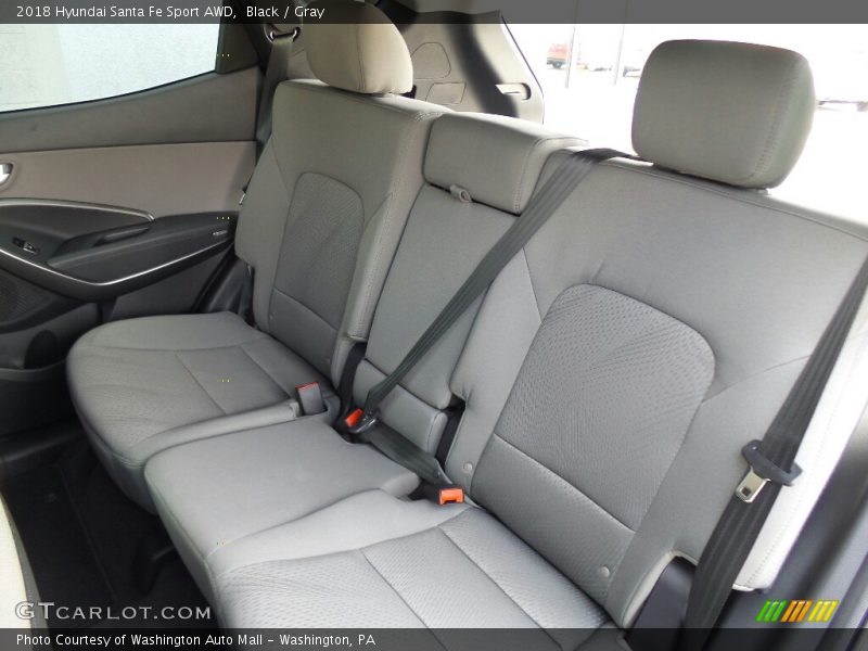 Black / Gray 2018 Hyundai Santa Fe Sport AWD