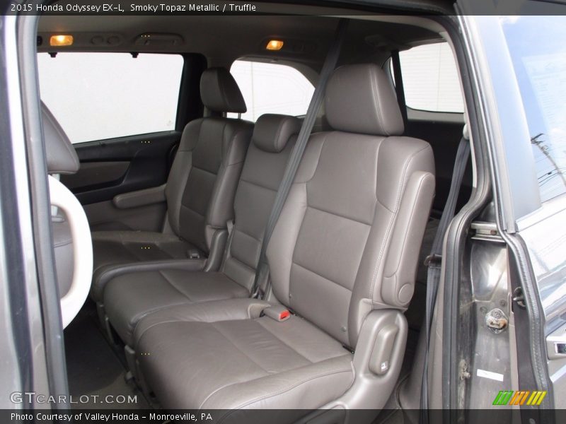 Smoky Topaz Metallic / Truffle 2015 Honda Odyssey EX-L