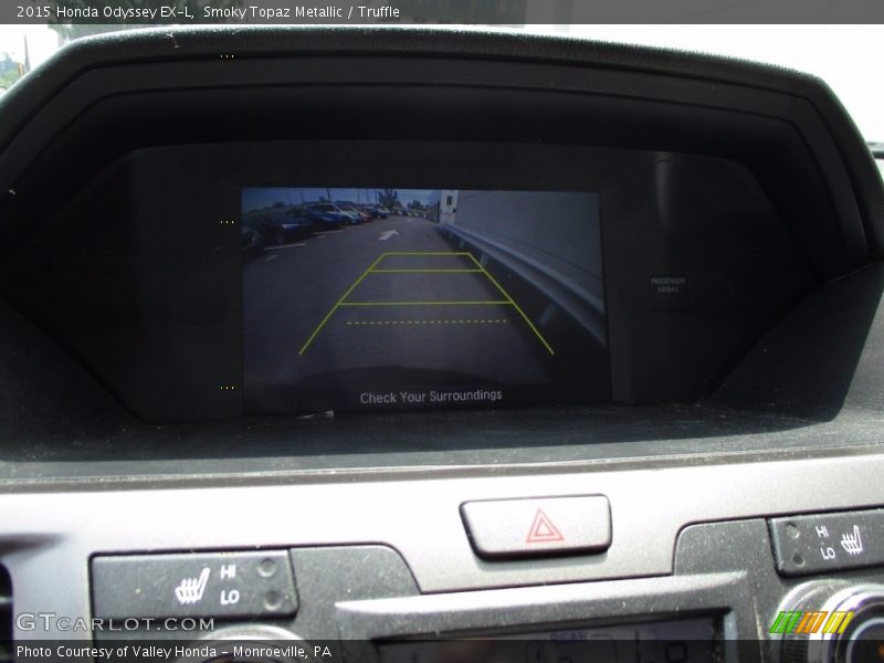 Smoky Topaz Metallic / Truffle 2015 Honda Odyssey EX-L