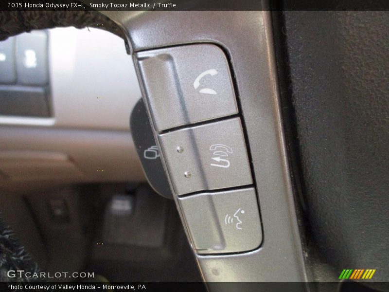 Smoky Topaz Metallic / Truffle 2015 Honda Odyssey EX-L