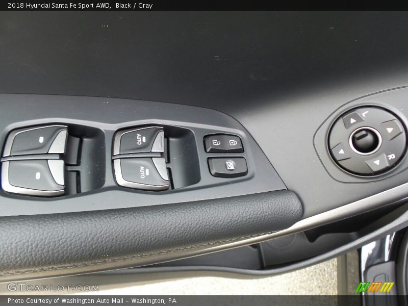 Black / Gray 2018 Hyundai Santa Fe Sport AWD