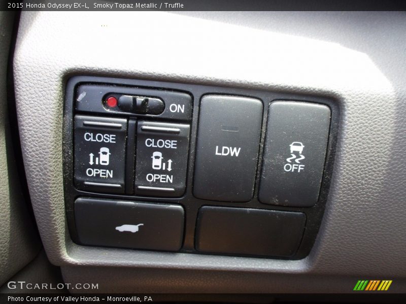 Smoky Topaz Metallic / Truffle 2015 Honda Odyssey EX-L