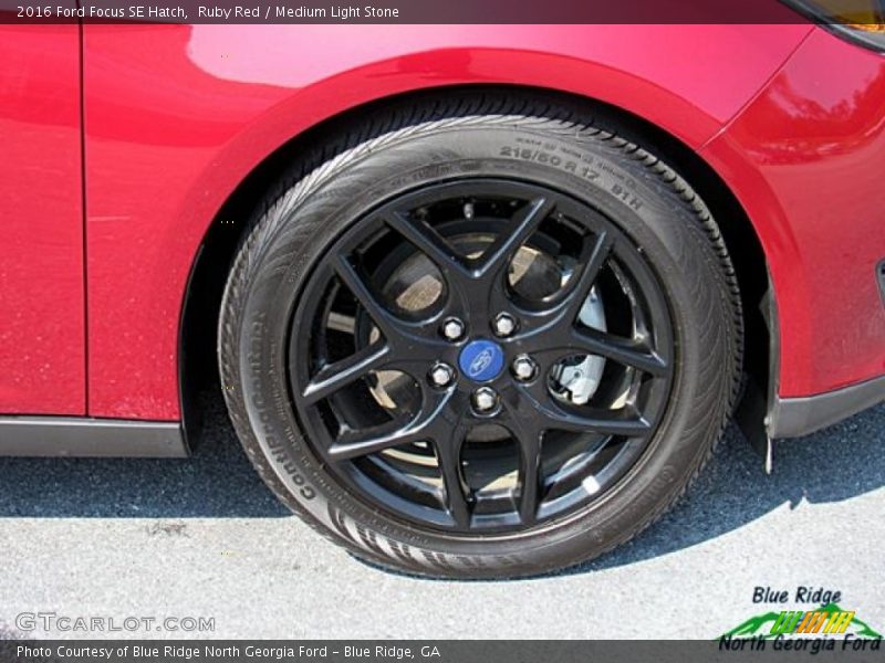 Ruby Red / Medium Light Stone 2016 Ford Focus SE Hatch