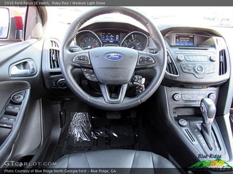 Ruby Red / Medium Light Stone 2016 Ford Focus SE Hatch