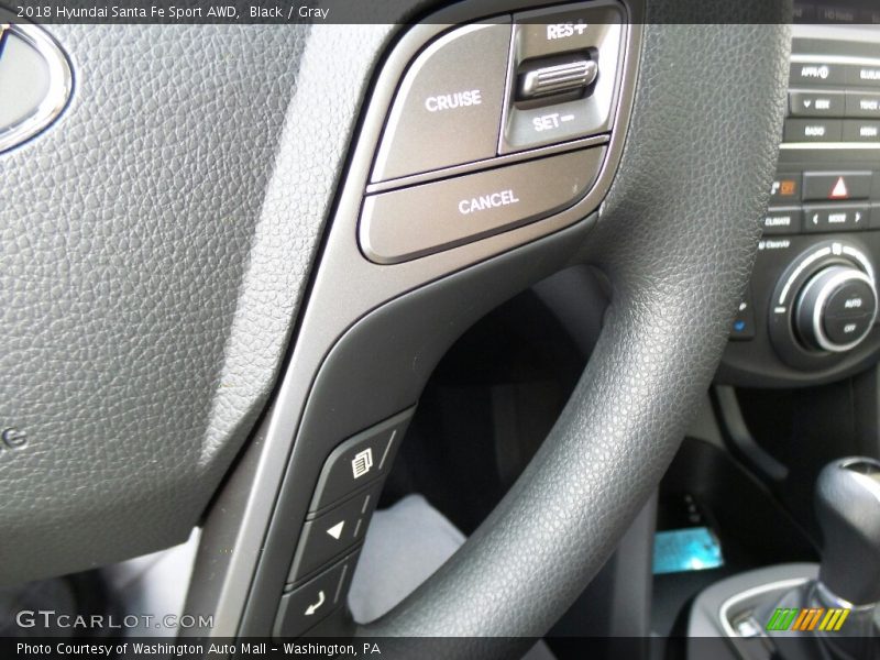 Black / Gray 2018 Hyundai Santa Fe Sport AWD