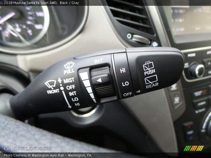 Black / Gray 2018 Hyundai Santa Fe Sport AWD
