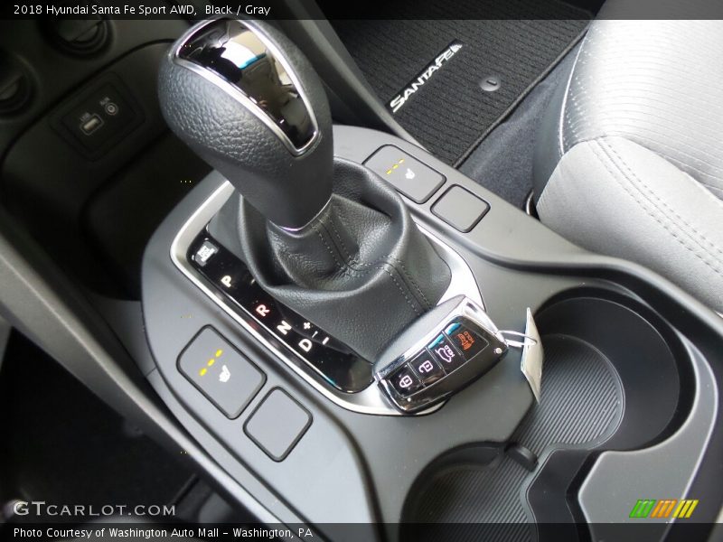 Black / Gray 2018 Hyundai Santa Fe Sport AWD