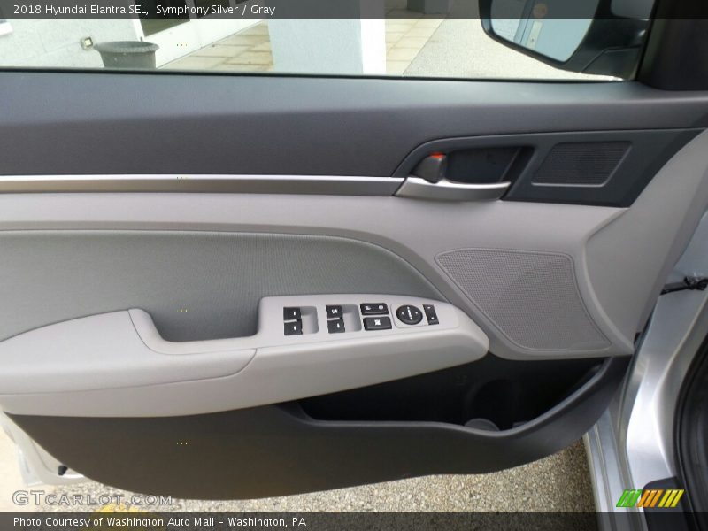Symphony Silver / Gray 2018 Hyundai Elantra SEL