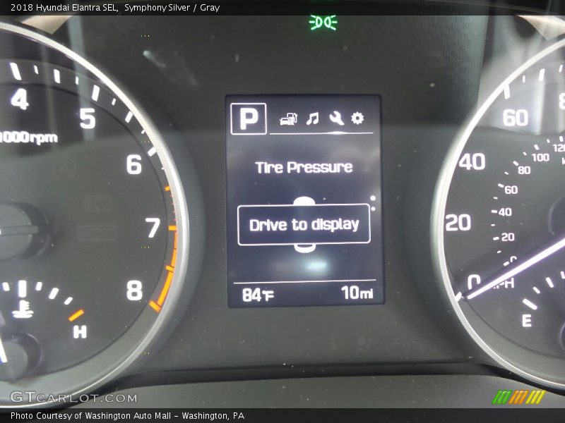 Symphony Silver / Gray 2018 Hyundai Elantra SEL