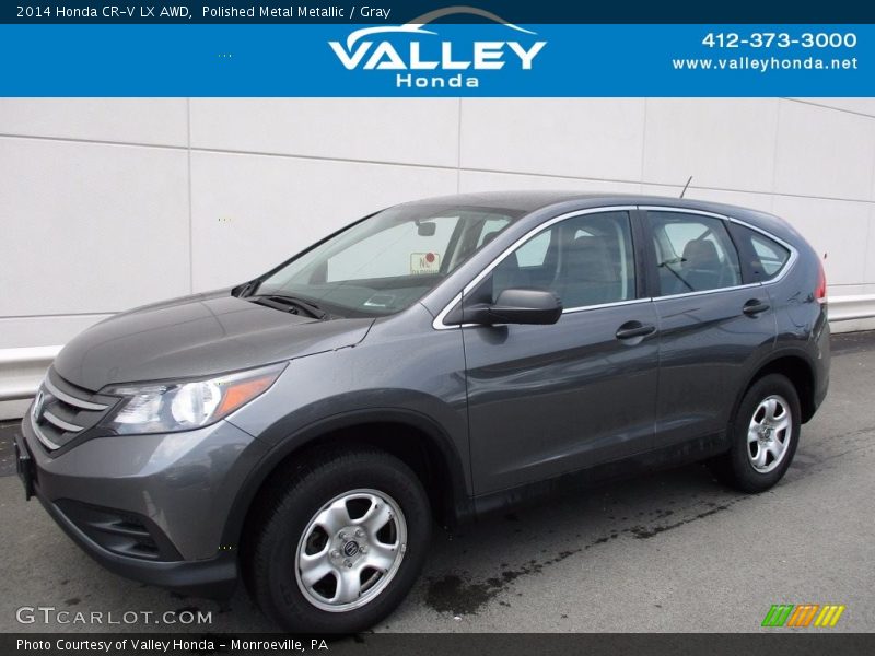 Polished Metal Metallic / Gray 2014 Honda CR-V LX AWD
