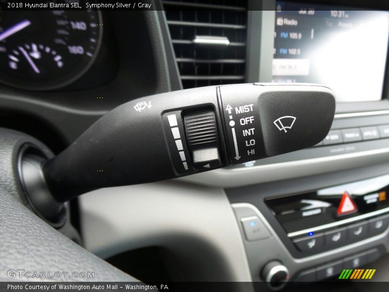 Symphony Silver / Gray 2018 Hyundai Elantra SEL