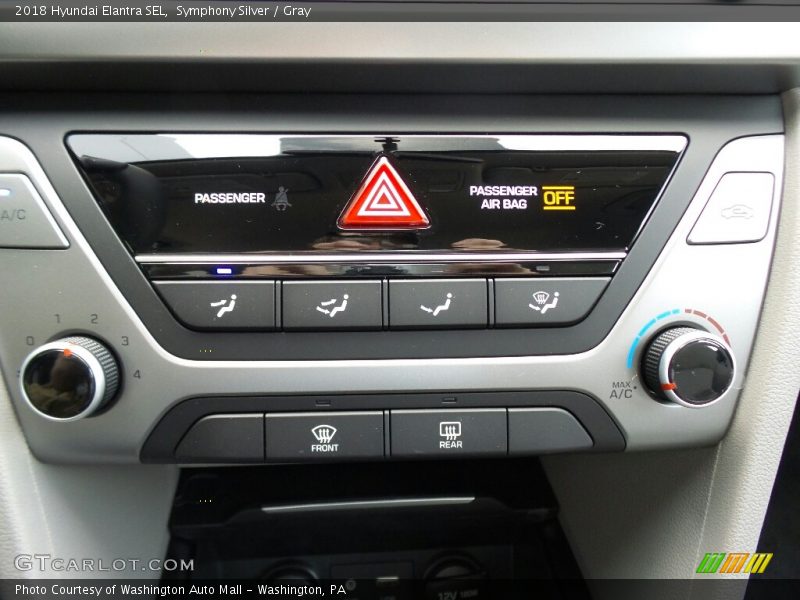 Symphony Silver / Gray 2018 Hyundai Elantra SEL