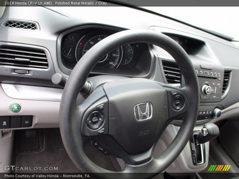 Polished Metal Metallic / Gray 2014 Honda CR-V LX AWD