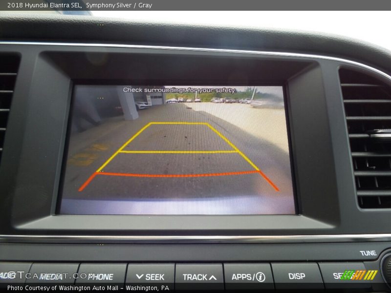 Symphony Silver / Gray 2018 Hyundai Elantra SEL