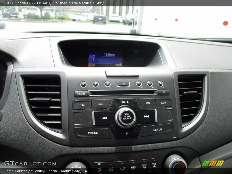 Polished Metal Metallic / Gray 2014 Honda CR-V LX AWD