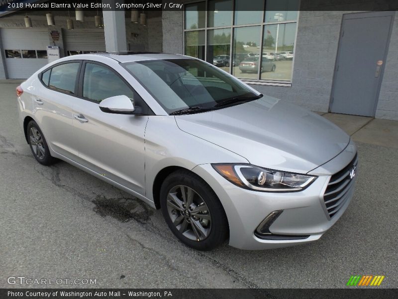 Front 3/4 View of 2018 Elantra Value Edition