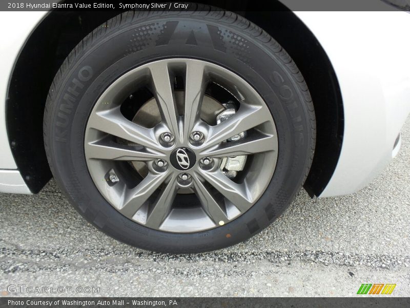 Symphony Silver / Gray 2018 Hyundai Elantra Value Edition