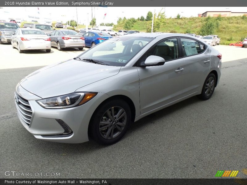 Symphony Silver / Gray 2018 Hyundai Elantra Value Edition