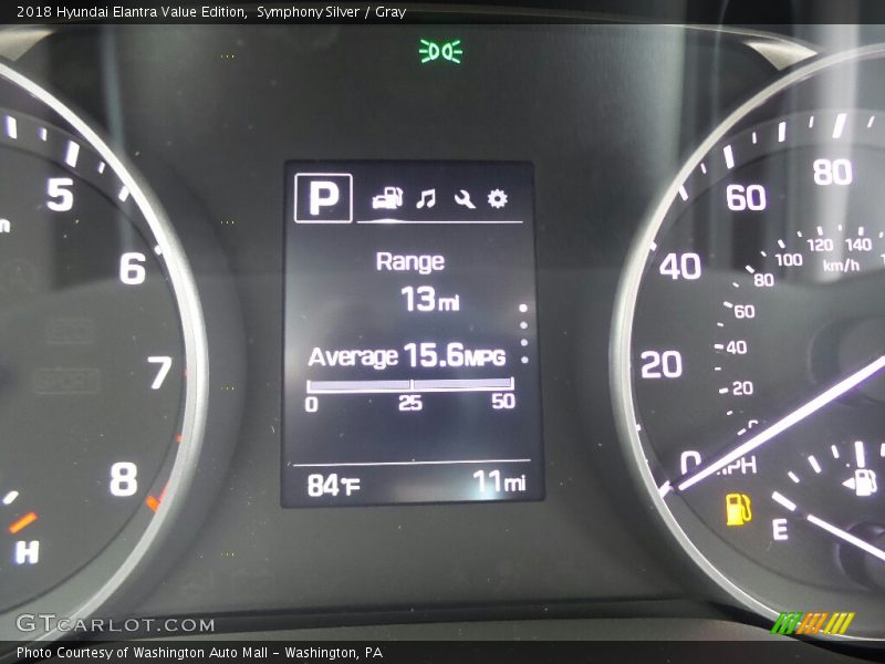 Symphony Silver / Gray 2018 Hyundai Elantra Value Edition