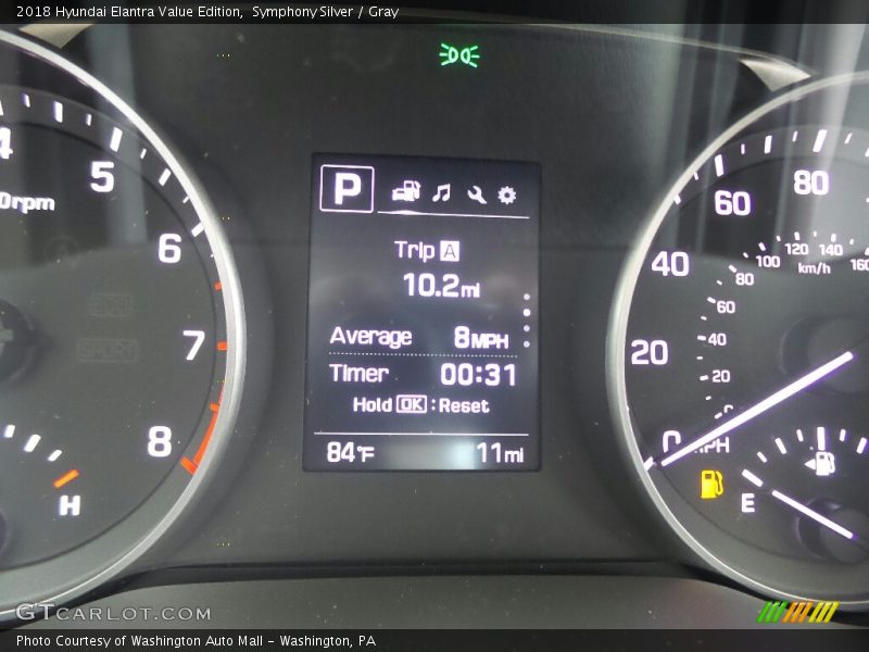 Symphony Silver / Gray 2018 Hyundai Elantra Value Edition
