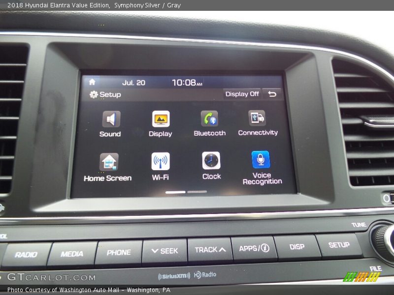 Symphony Silver / Gray 2018 Hyundai Elantra Value Edition