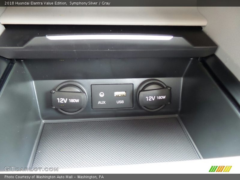 Controls of 2018 Elantra Value Edition
