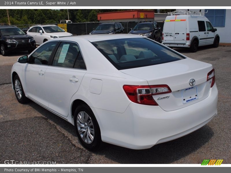 Super White / Ash 2014 Toyota Camry LE