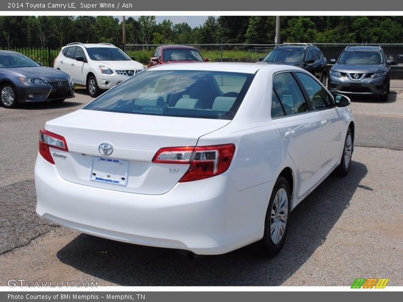 Super White / Ash 2014 Toyota Camry LE