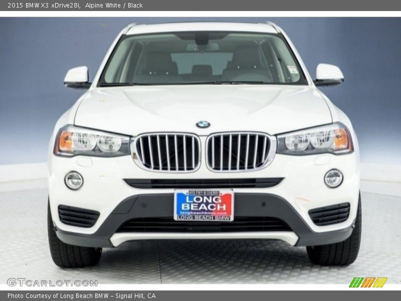 Alpine White / Black 2015 BMW X3 xDrive28i