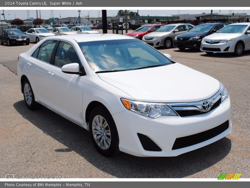 Super White / Ash 2014 Toyota Camry LE