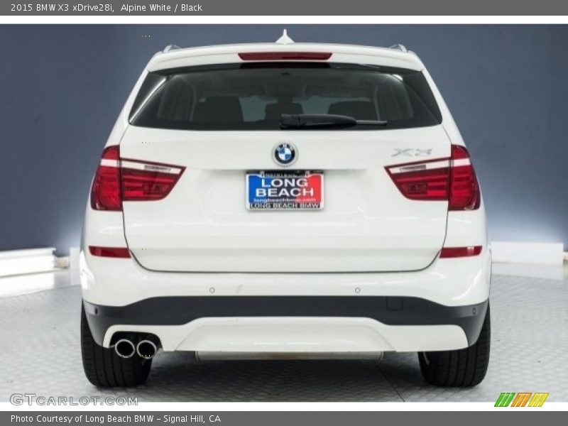 Alpine White / Black 2015 BMW X3 xDrive28i