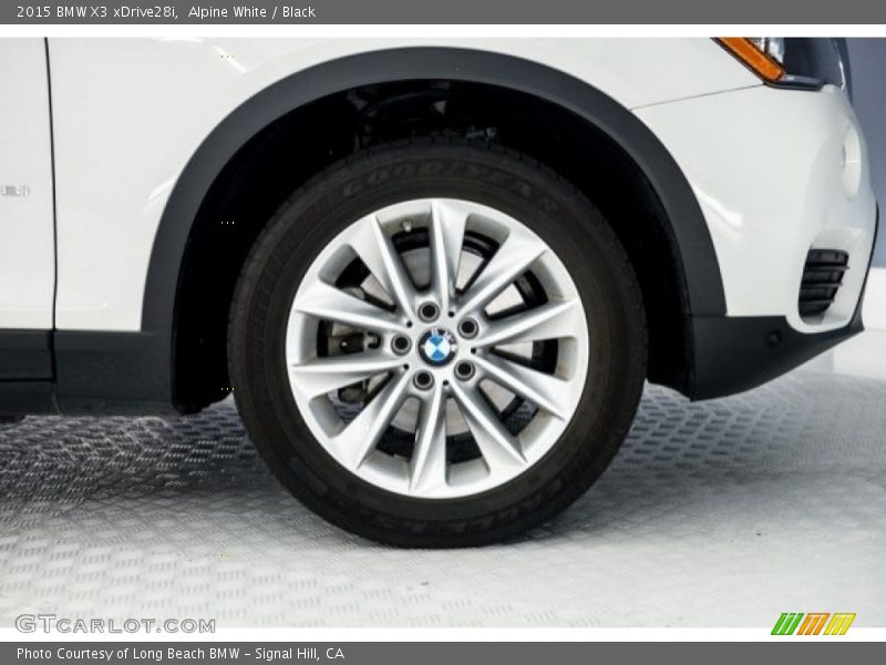 Alpine White / Black 2015 BMW X3 xDrive28i