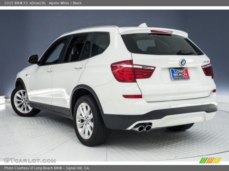 Alpine White / Black 2015 BMW X3 xDrive28i